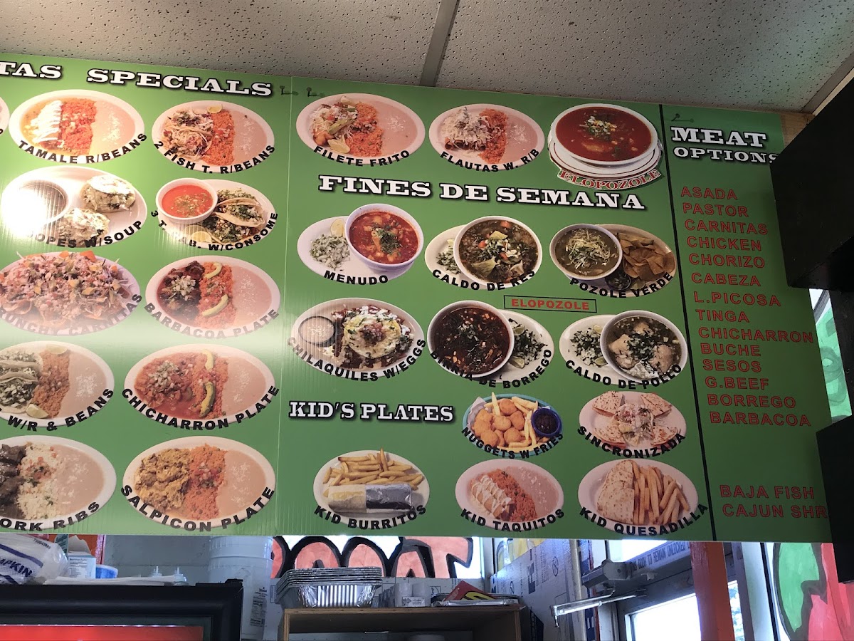 Taqueria Las Casitas Menu - Image 2